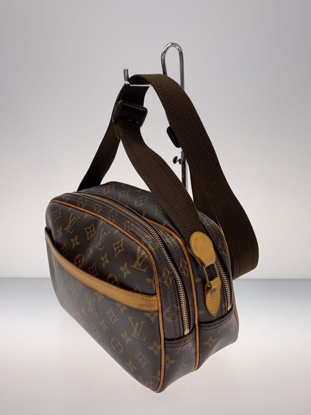 Louis Vuitton Canvas Brown Monogram Reporter Brown